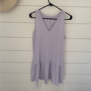 A New Day Lilac Day Dress with Drop Skirt